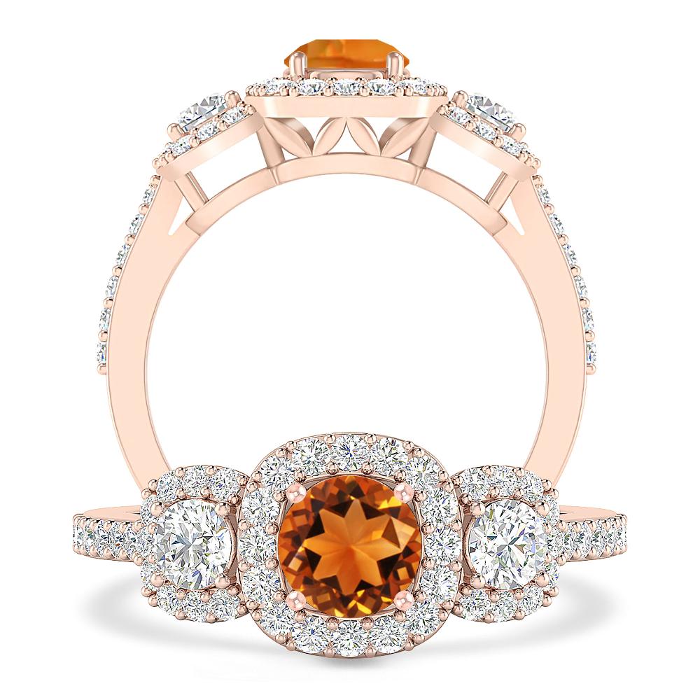 Rose Gold - Citrine