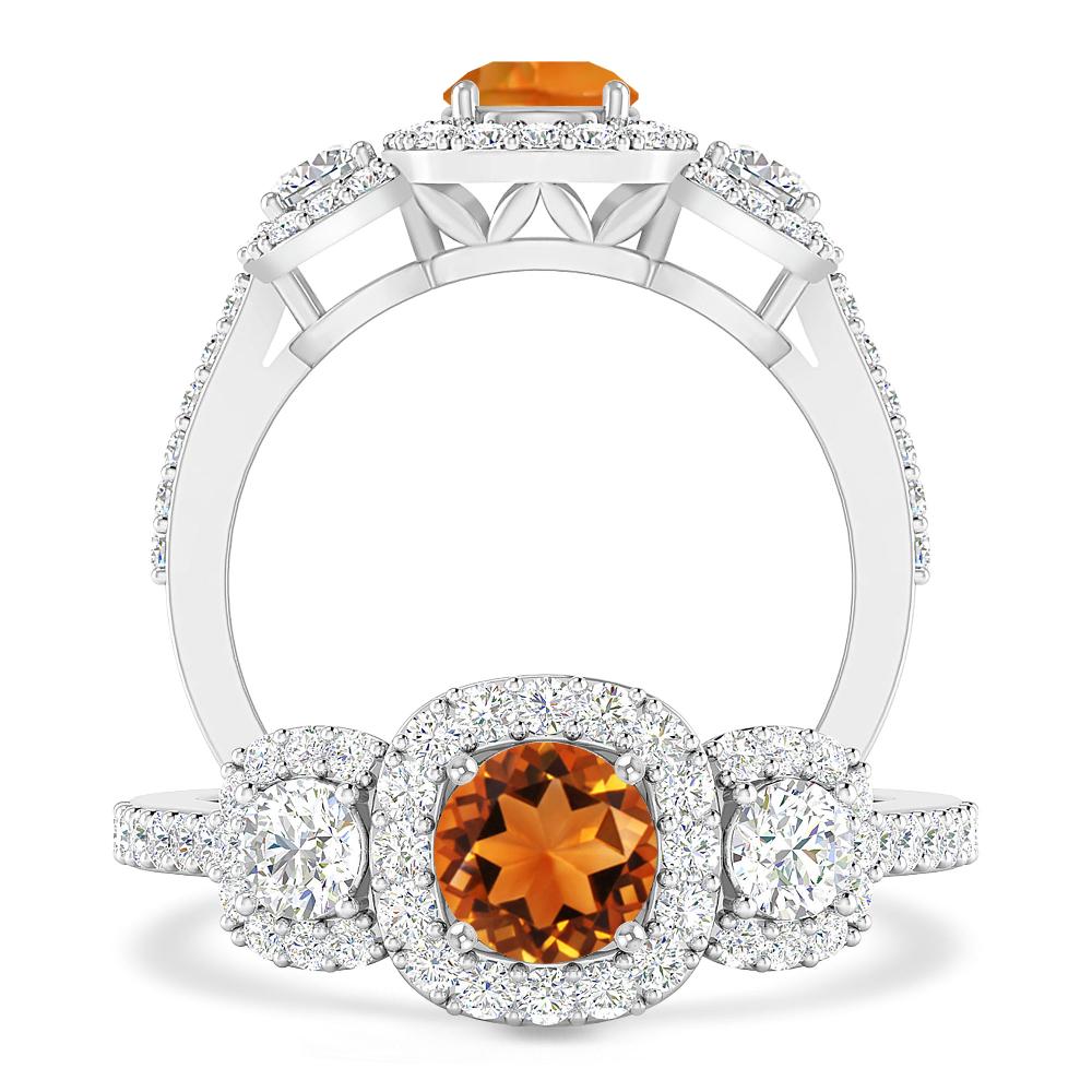 White Gold - Citrine