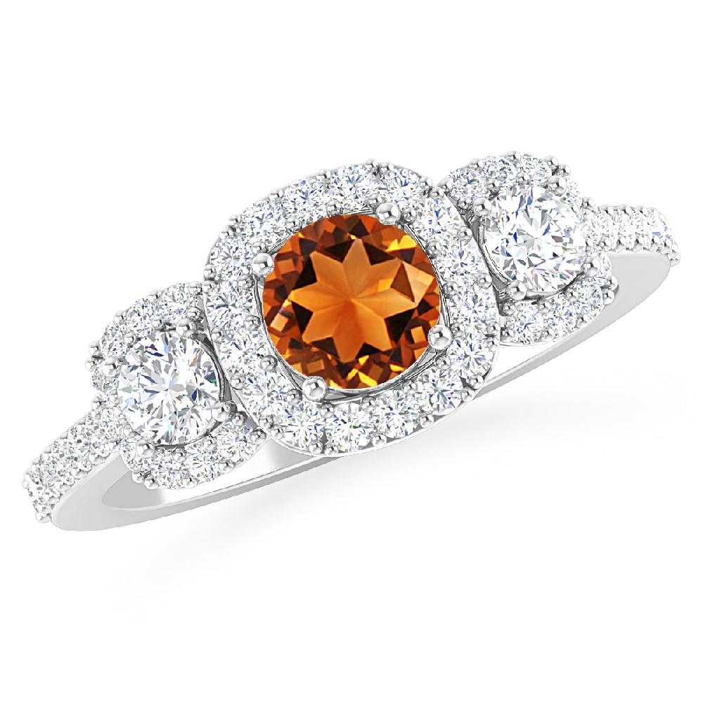 White Gold - Citrine