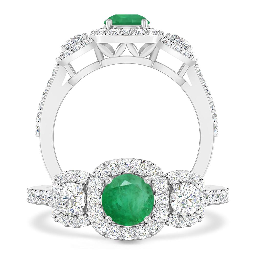 White Gold - Emerald