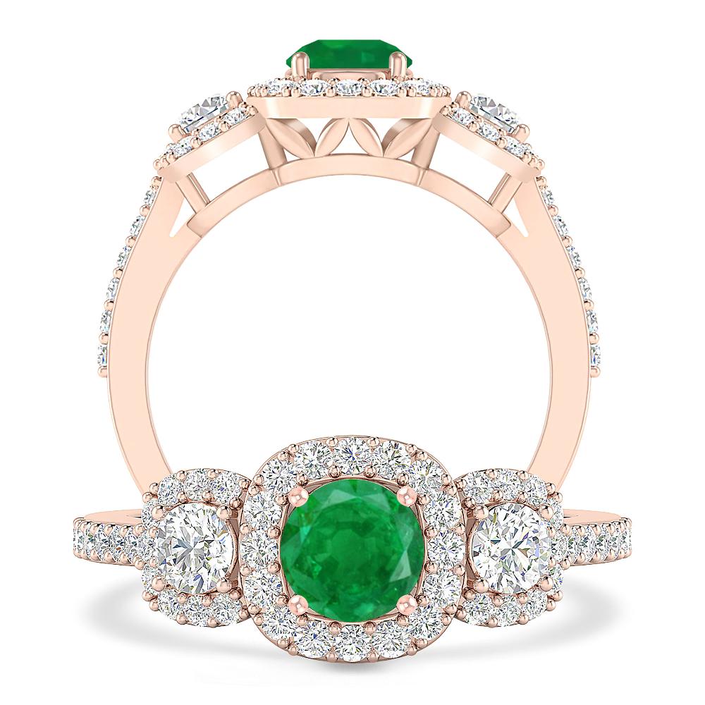 Rose Gold - Emerald