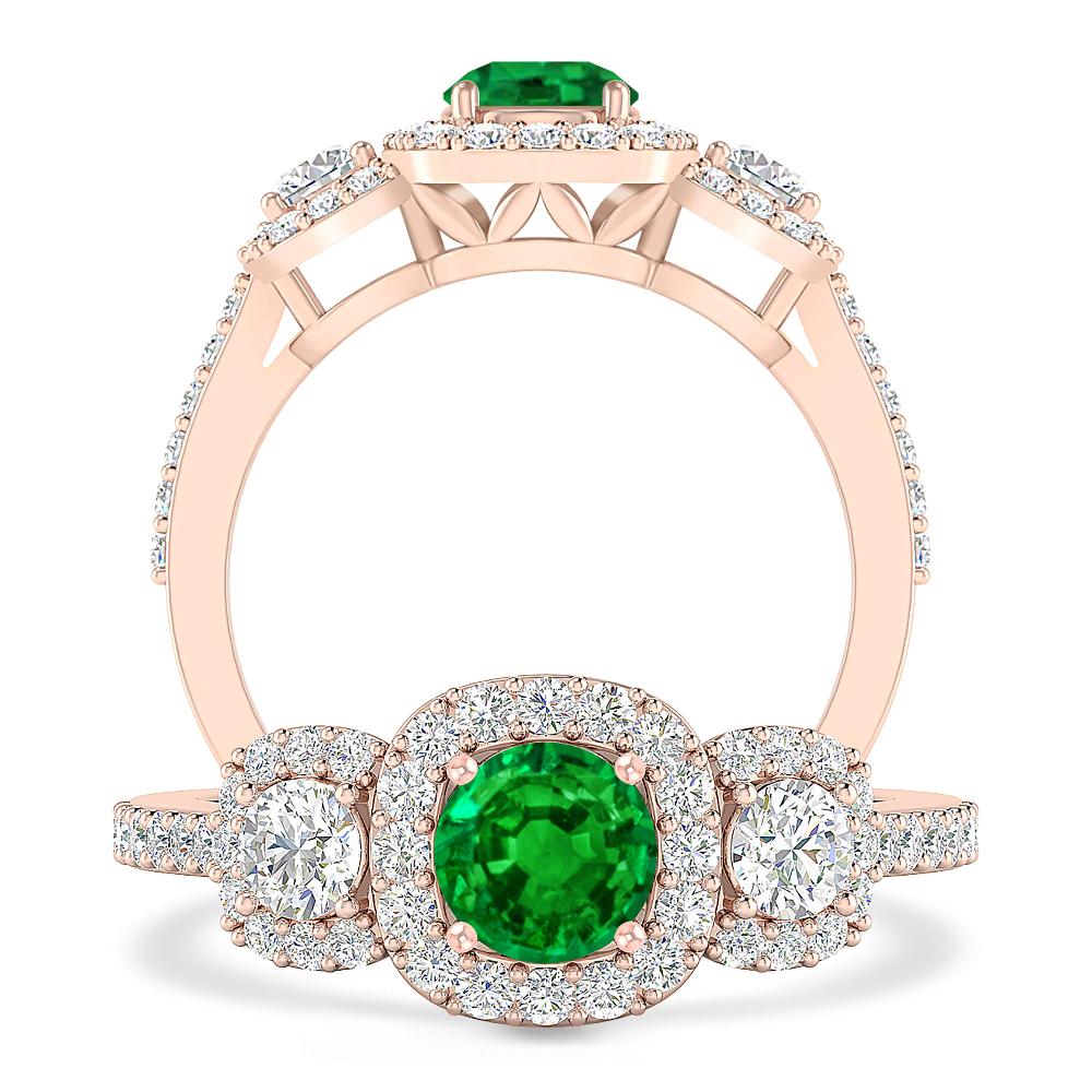 Rose Gold - Emerald