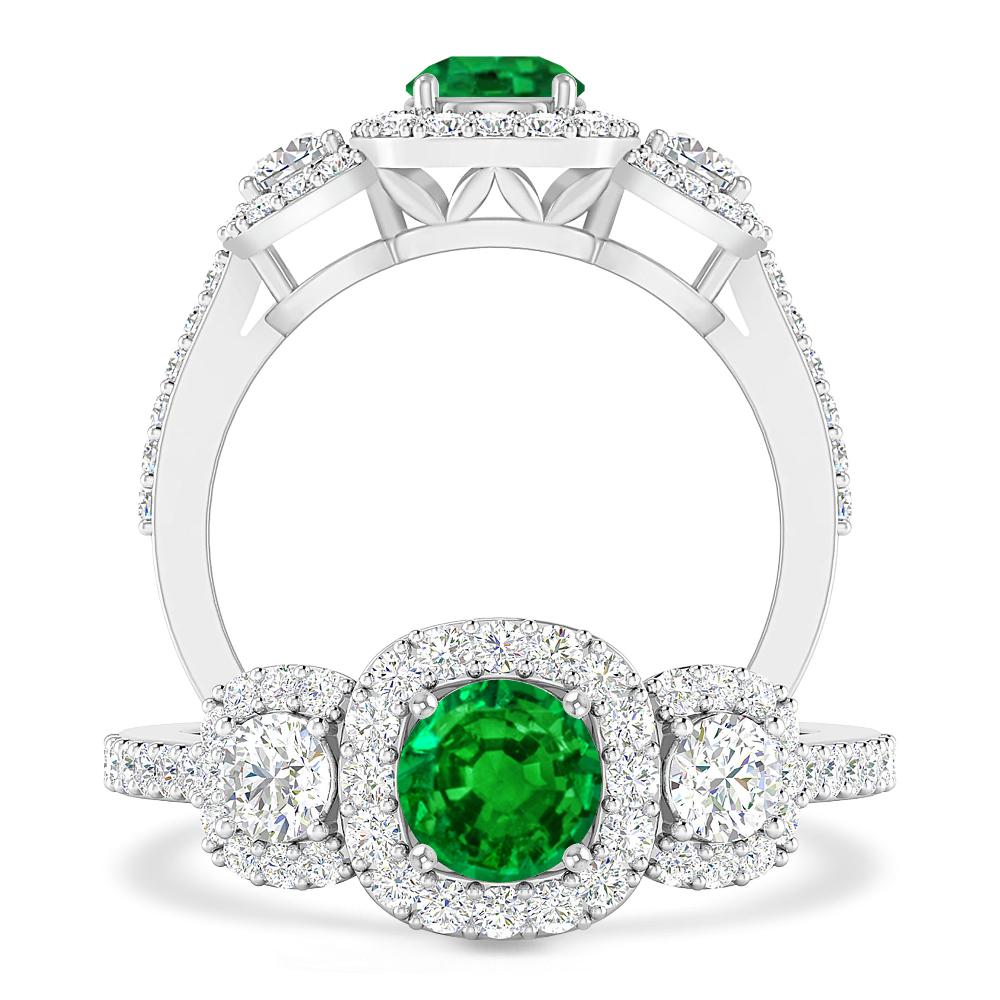 White Gold - Emerald