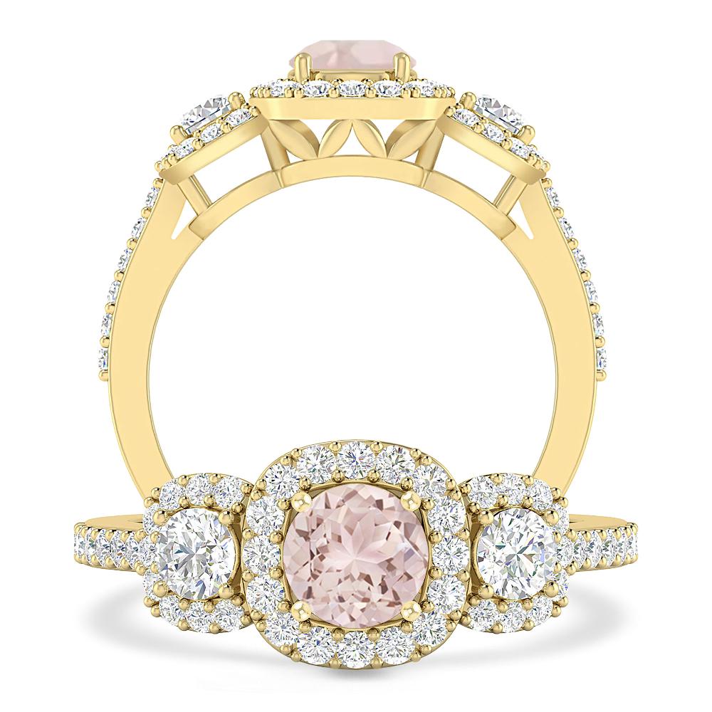 Yellow Gold - Morganite