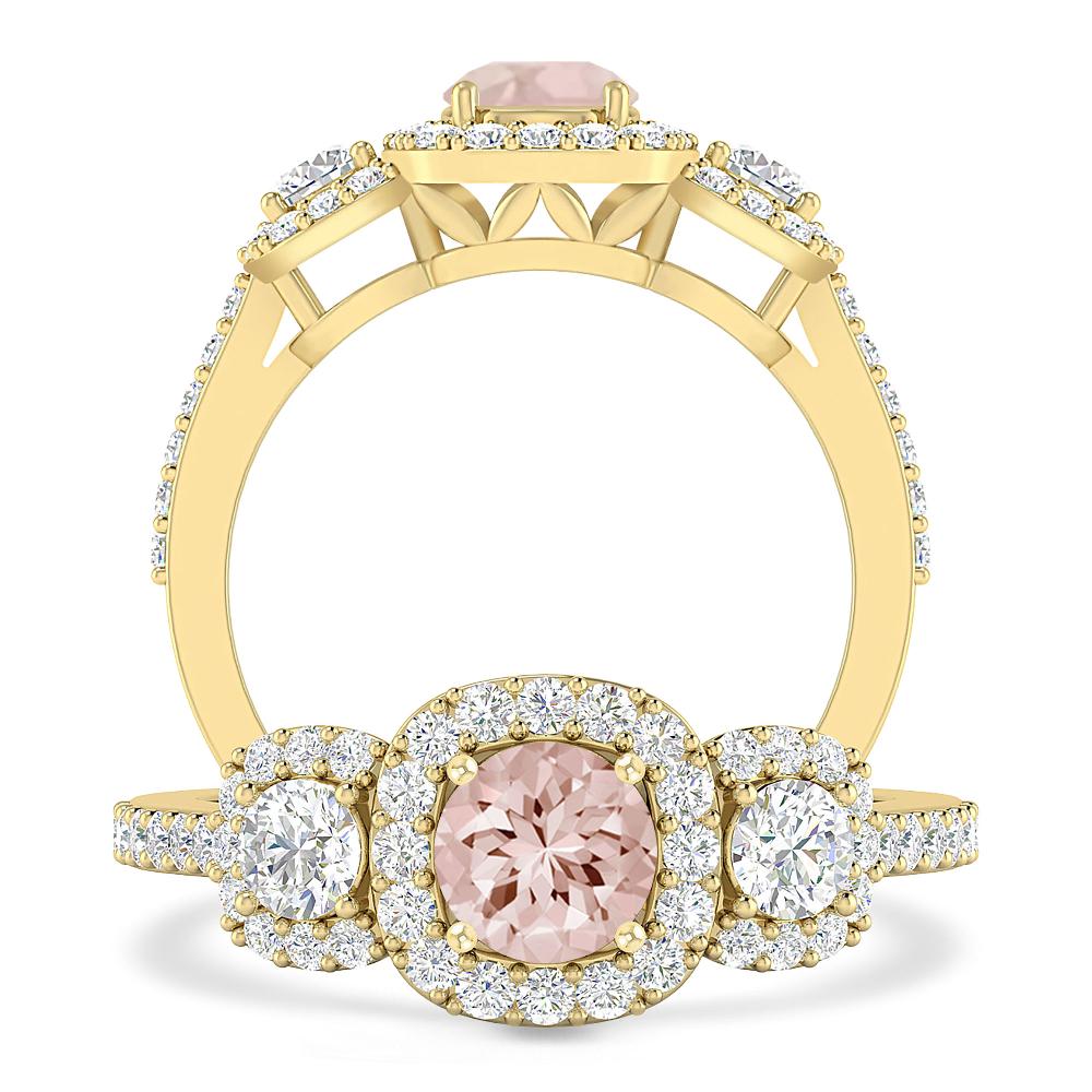 Yellow Gold - Morganite