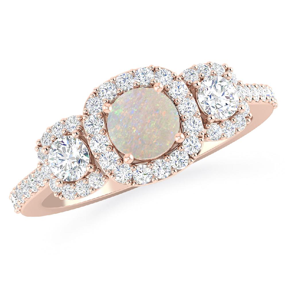 Rose Gold - Opal