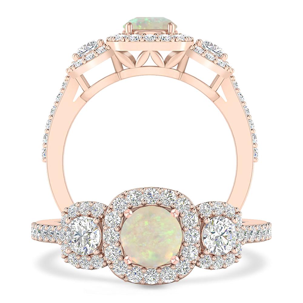 Rose Gold - Opal