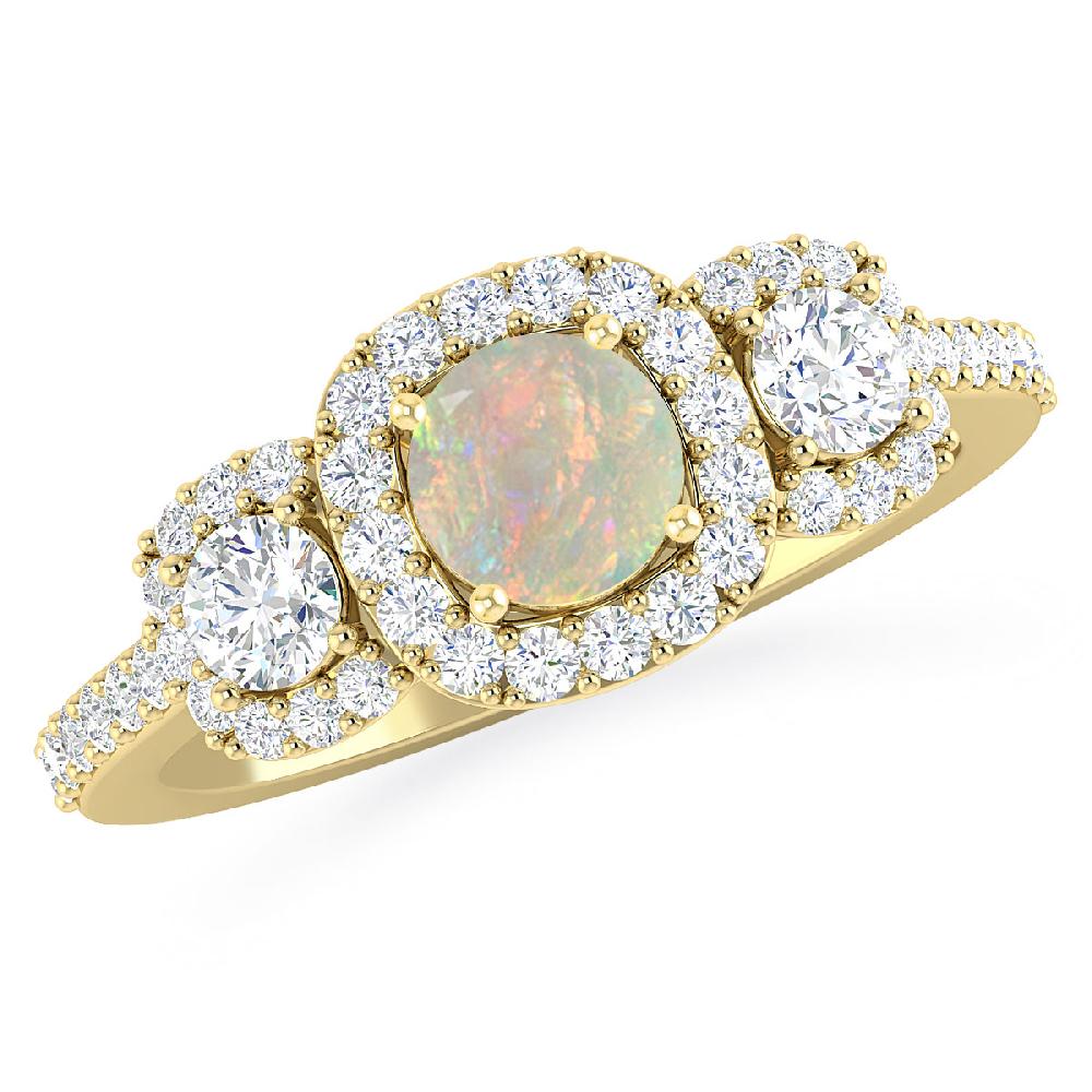 Yellow Gold - Opal