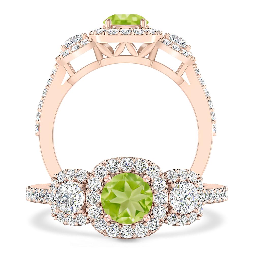 Rose Gold - Peridot