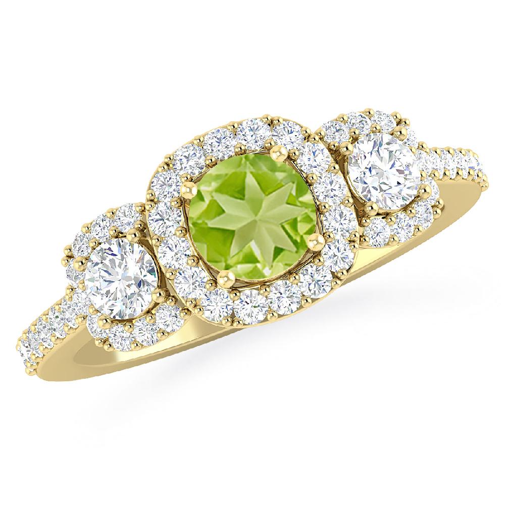 Yellow Gold - Peridot