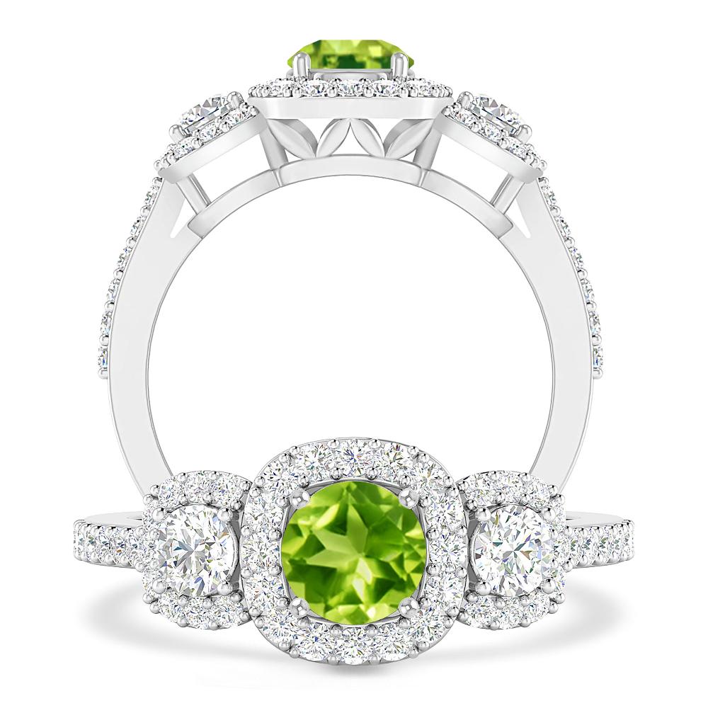 White Gold - Peridot