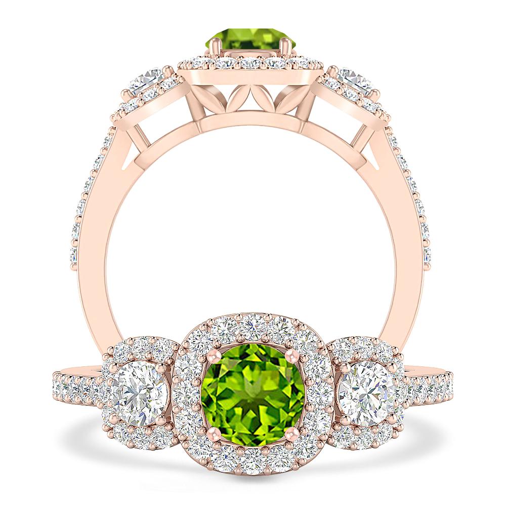 Rose Gold - Peridot