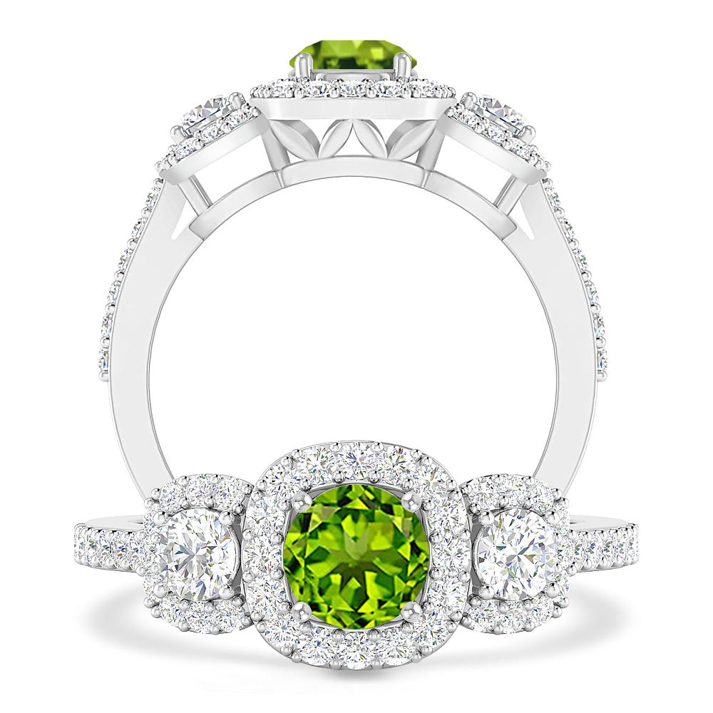 White Gold - Peridot