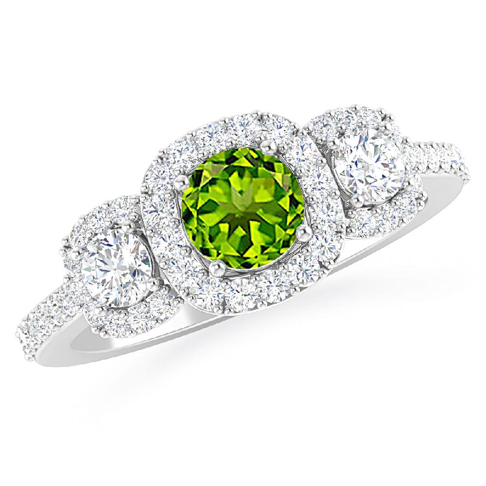 White Gold - Peridot