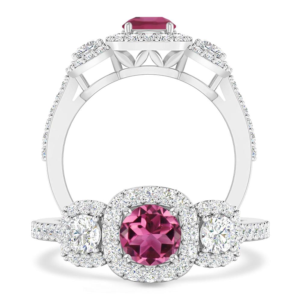 White Gold - Pink Tourmaline