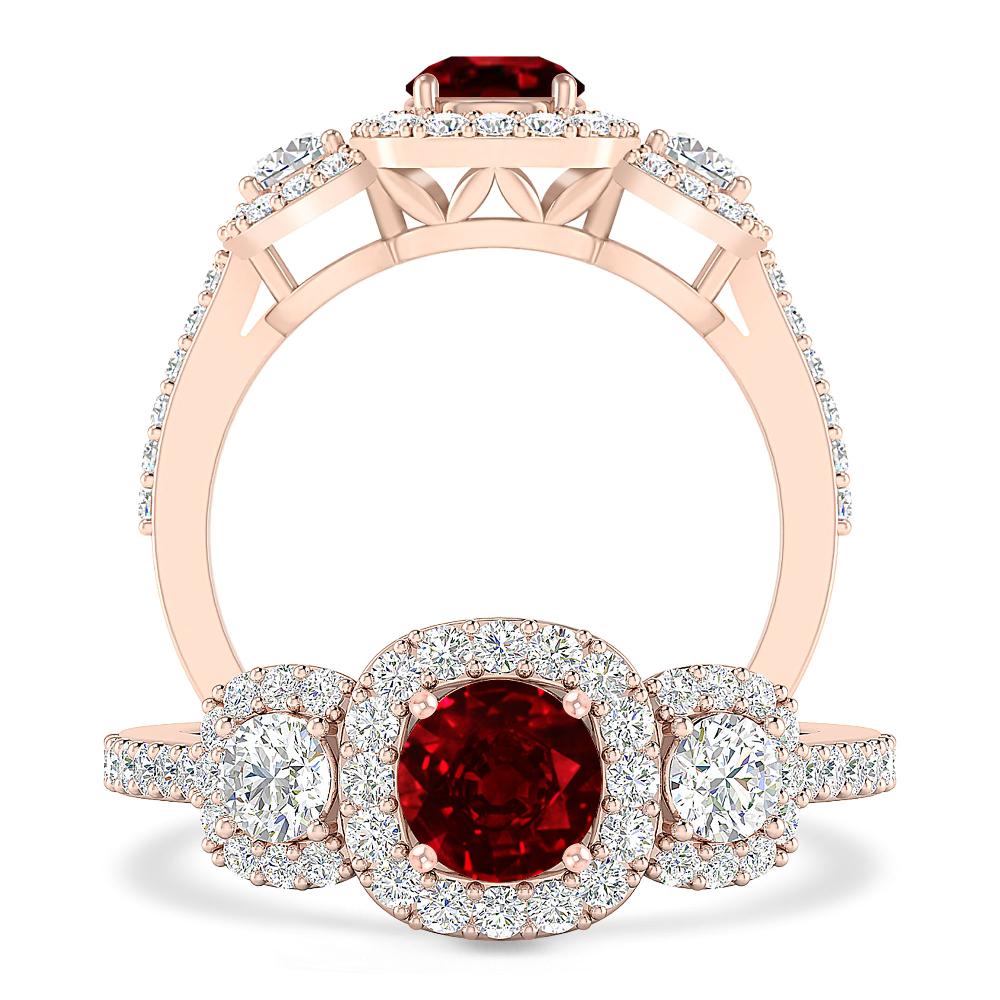 Rose Gold - Ruby