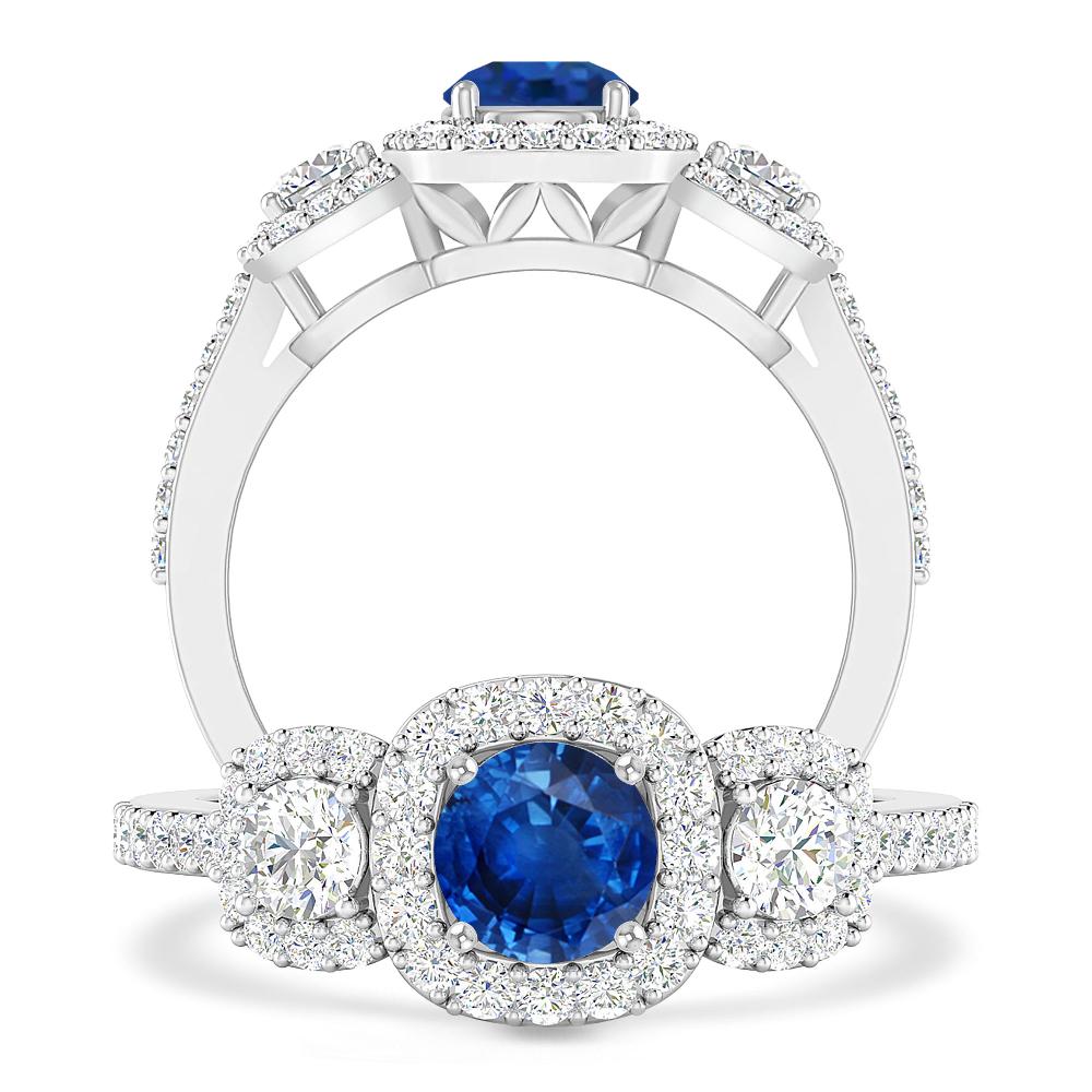 White Gold - Sapphire