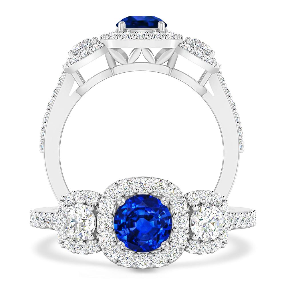 White Gold - Sapphire