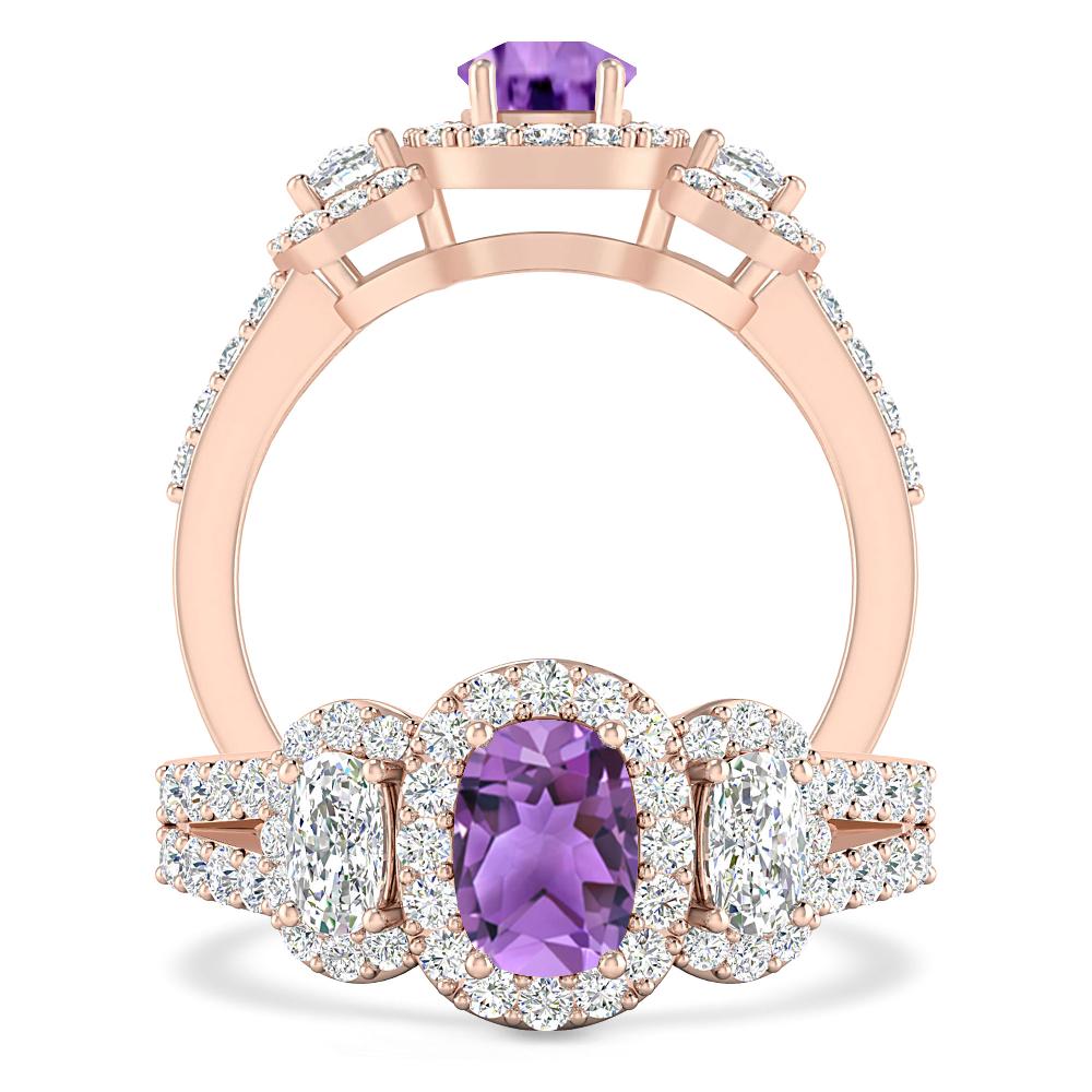 Rose Gold - Amethyst