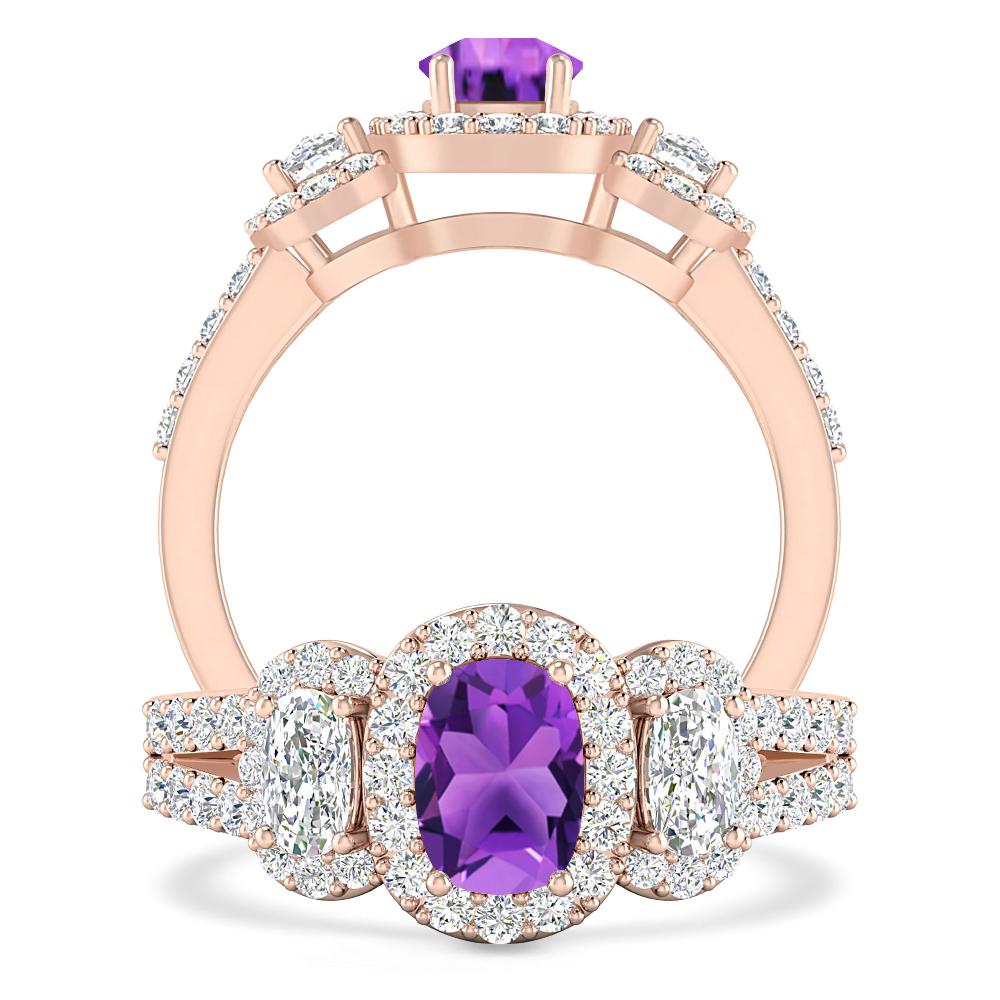 Rose Gold - Amethyst