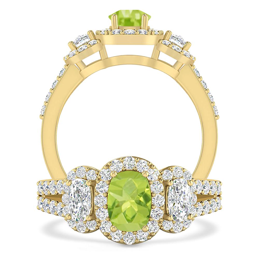 Yellow Gold - Peridot