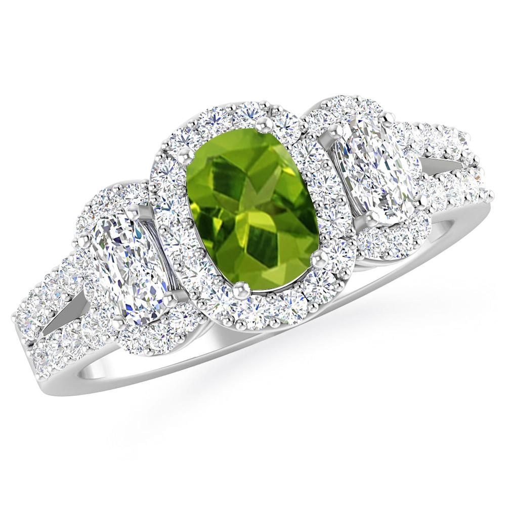 White Gold - Peridot