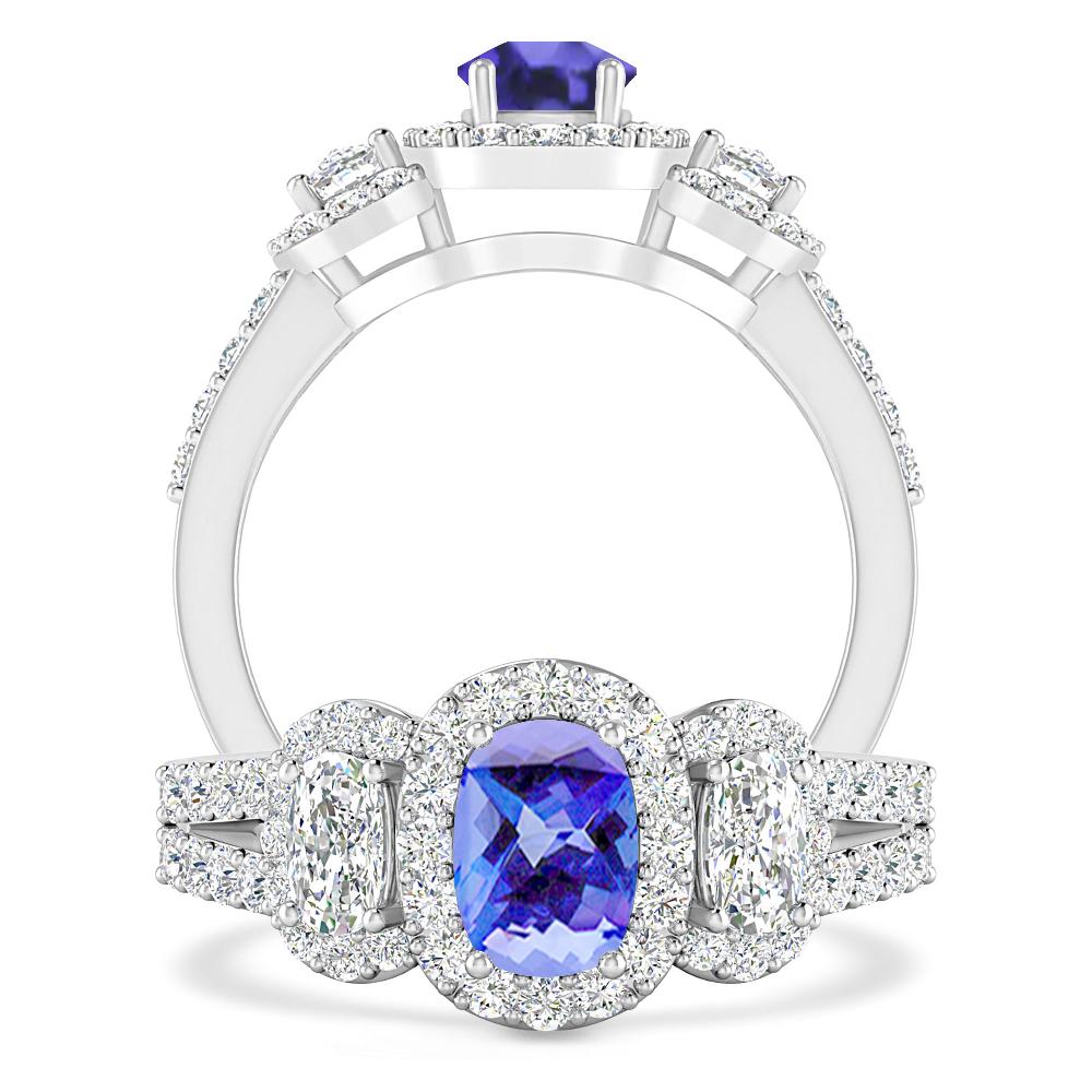 White Gold - Tanzanite
