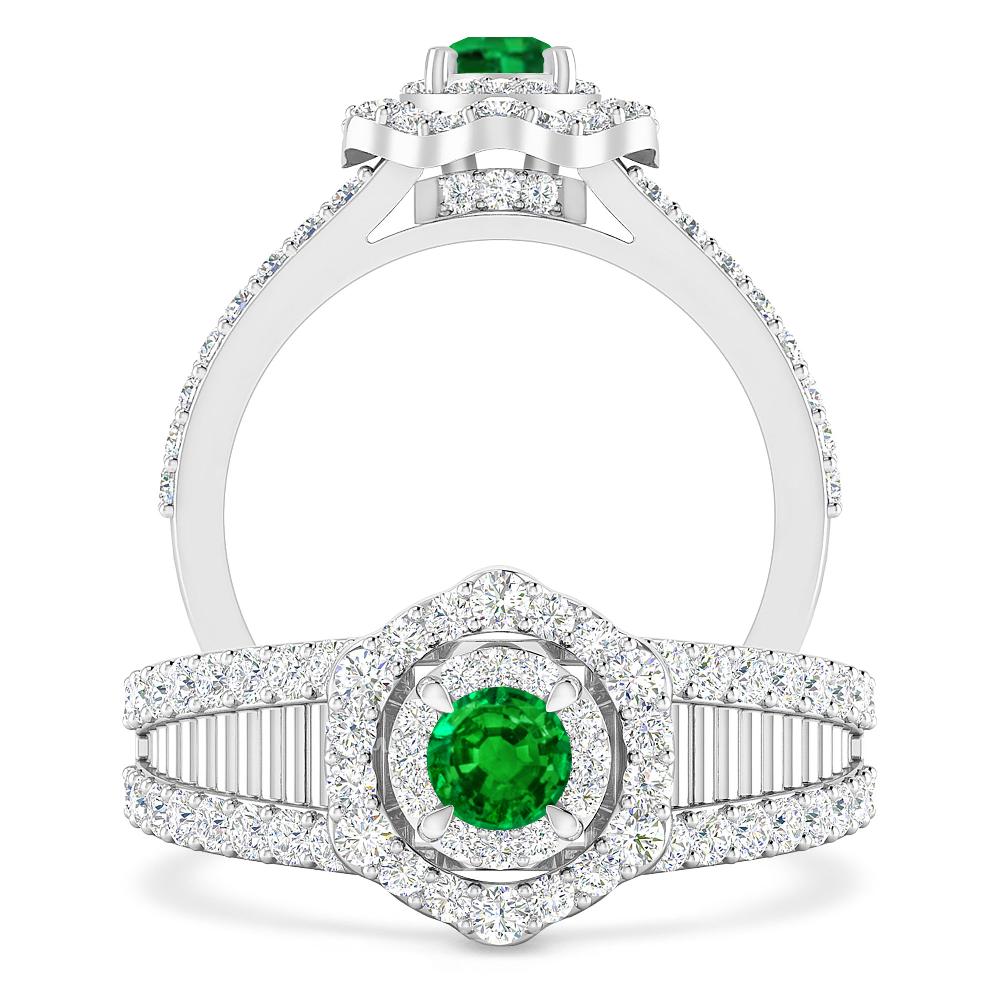 White Gold - Emerald