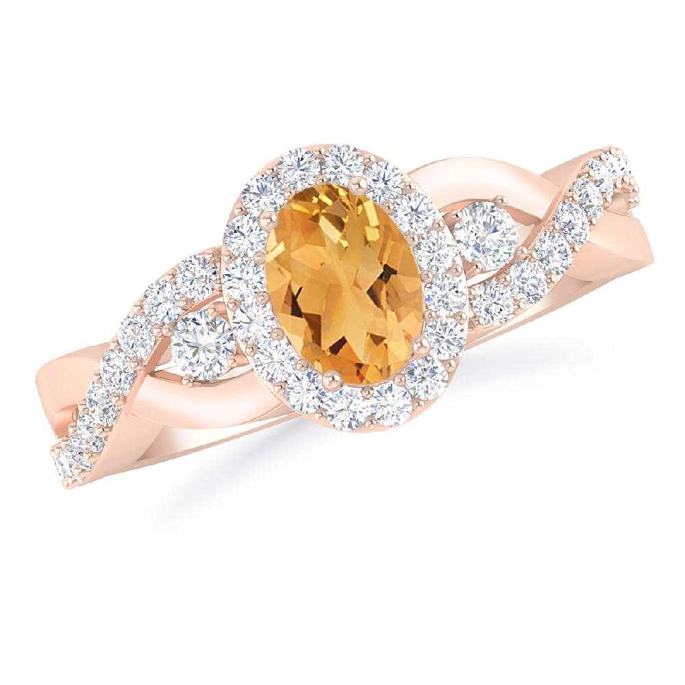 Rose Gold - Citrine