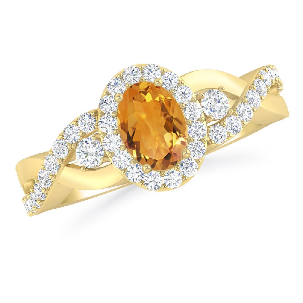 Yellow Gold - Citrine