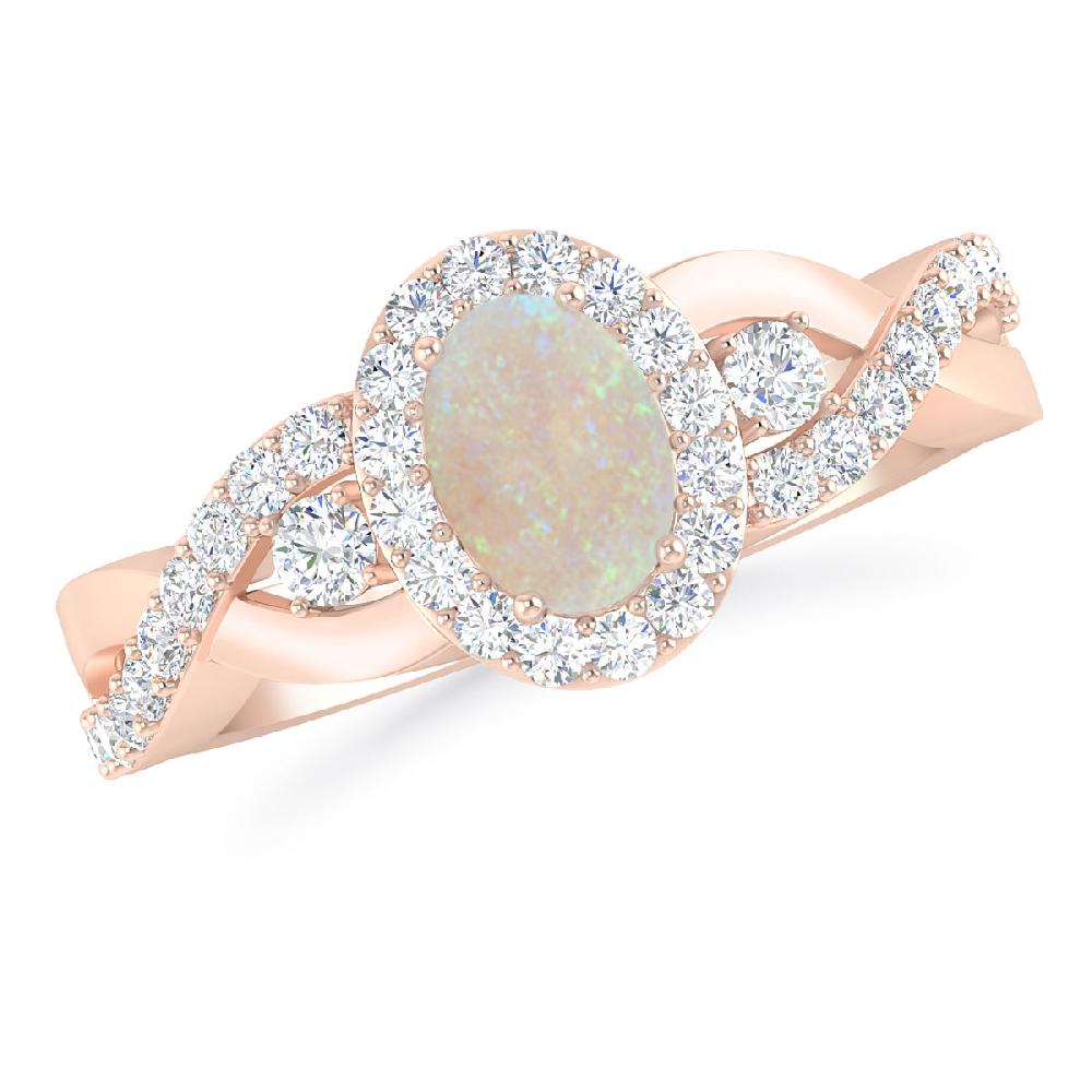 Rose Gold - Opal