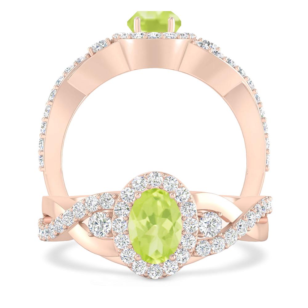 Rose Gold - Peridot