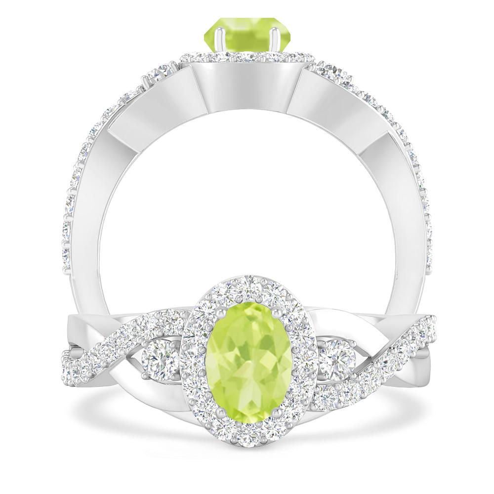 White Gold - Peridot