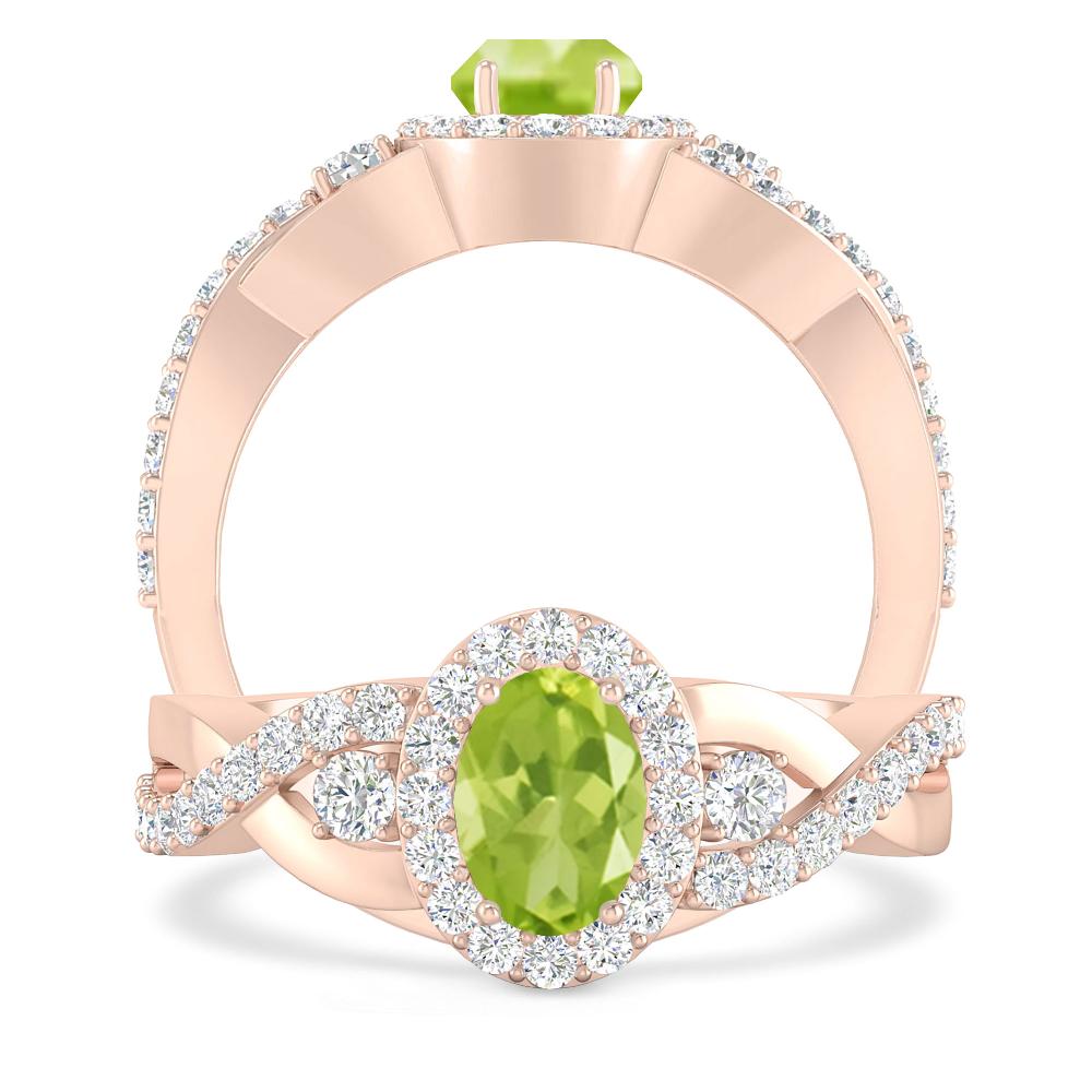 Rose Gold - Peridot