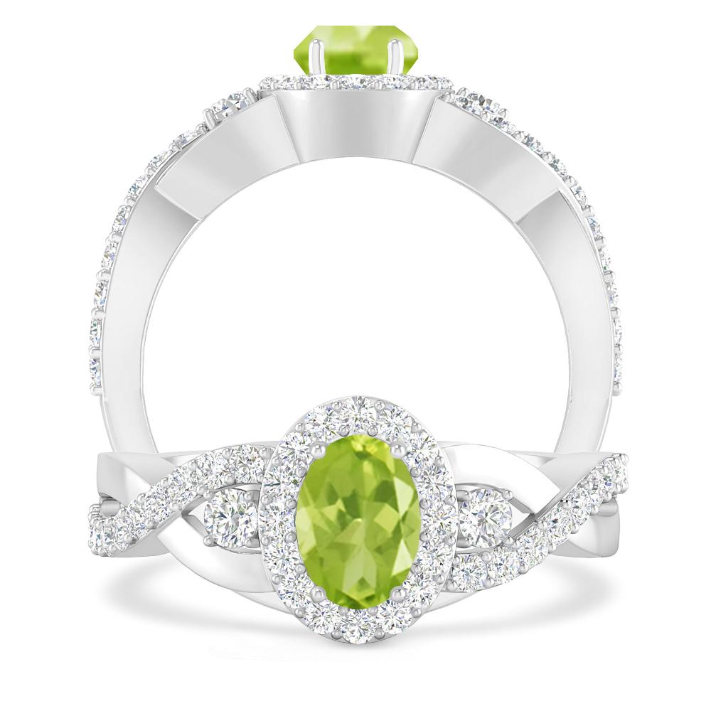 White Gold - Peridot