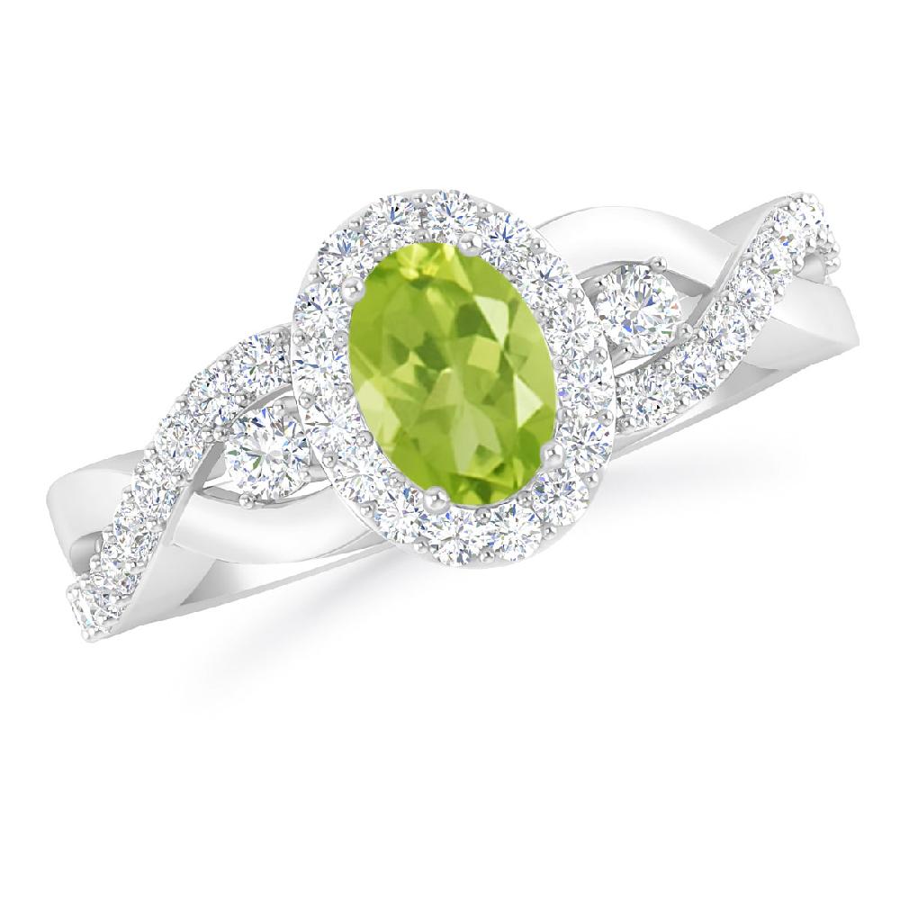 White Gold - Peridot