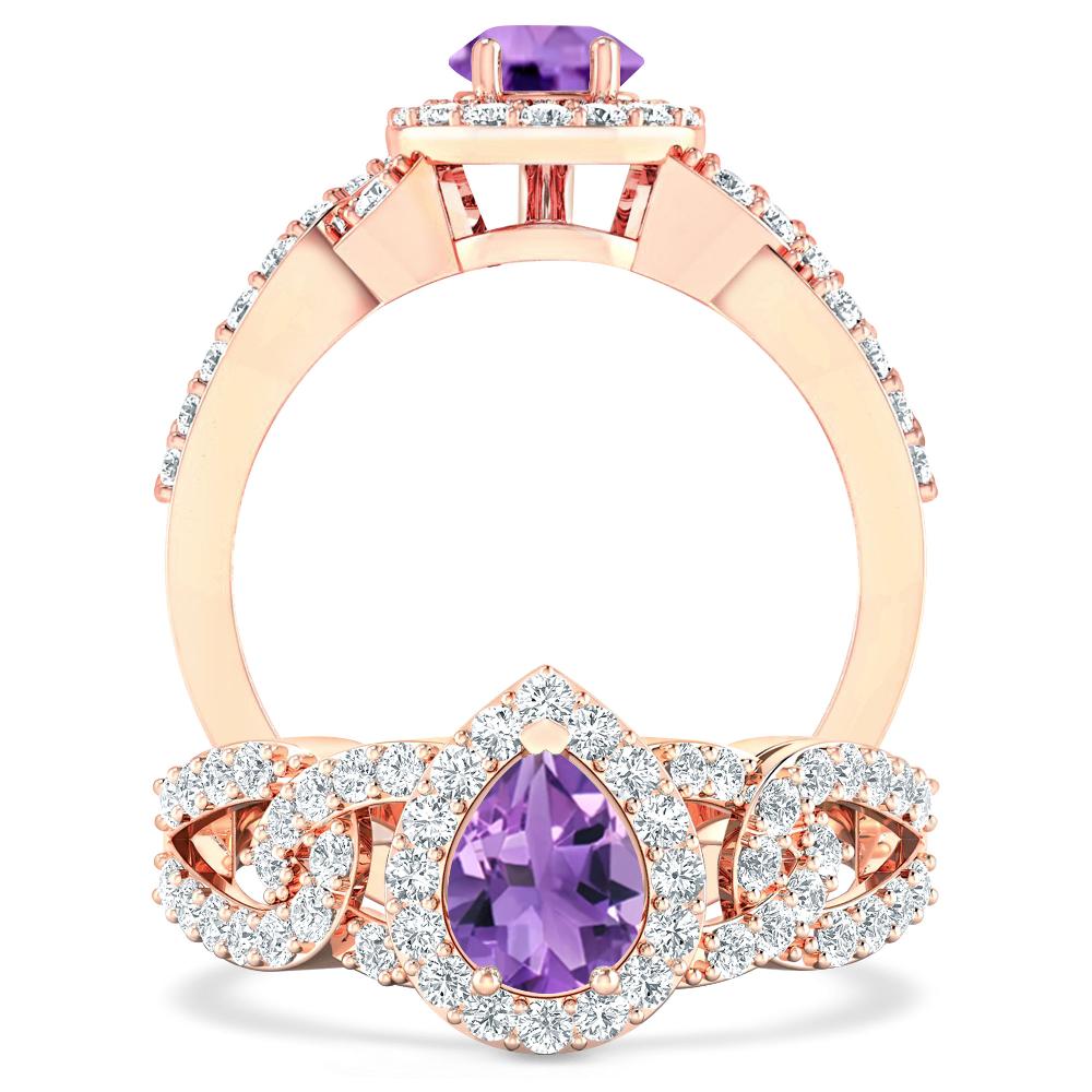 Rose Gold - Amethyst