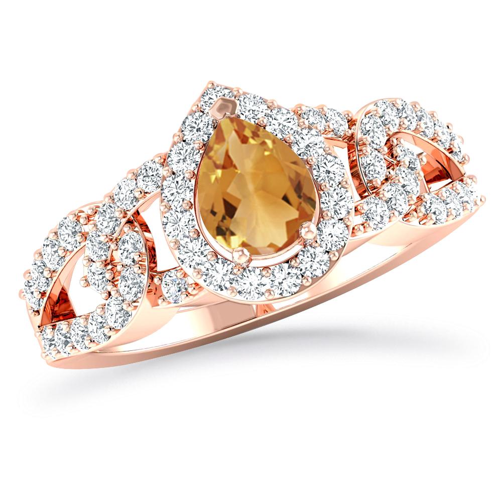 Rose Gold - Citrine