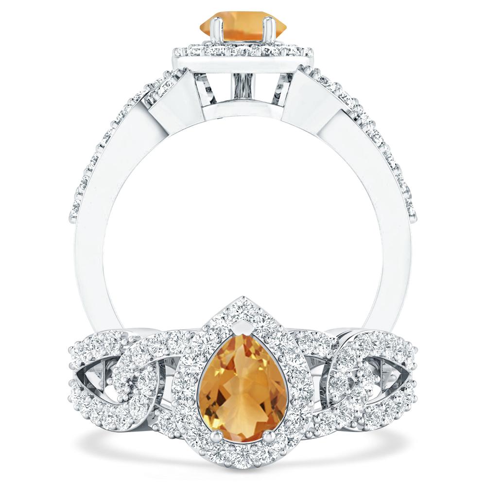 White Gold - Citrine