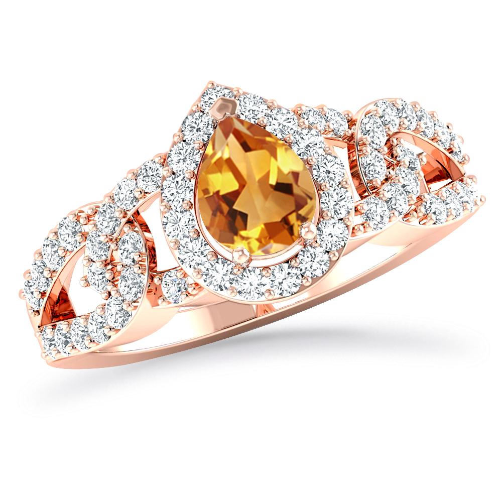 Rose Gold - Citrine