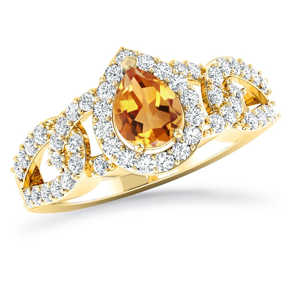 Yellow Gold - Citrine