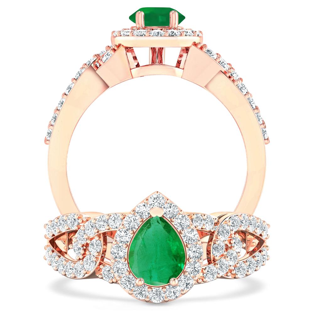 Rose Gold - Emerald