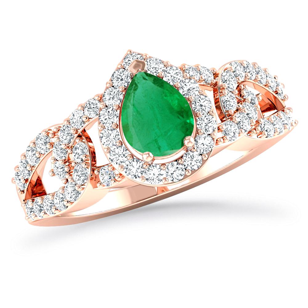Rose Gold - Emerald