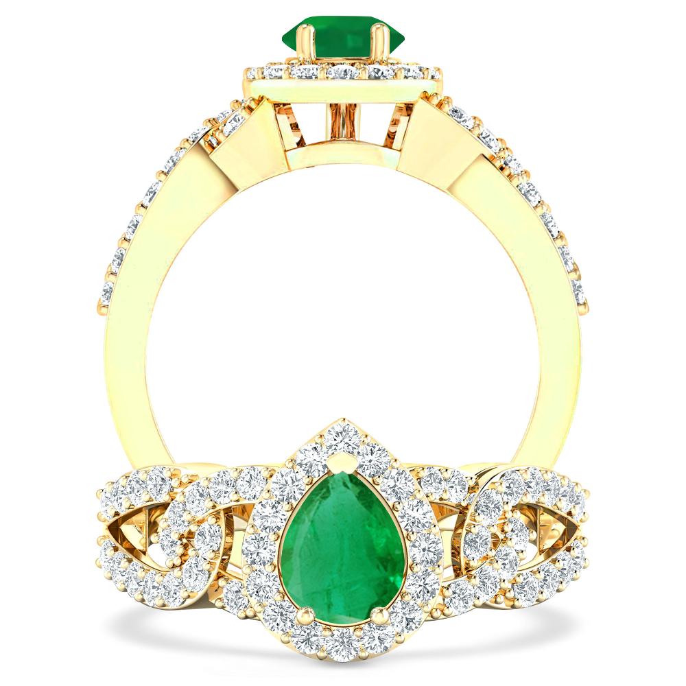 Yellow Gold - Emerald