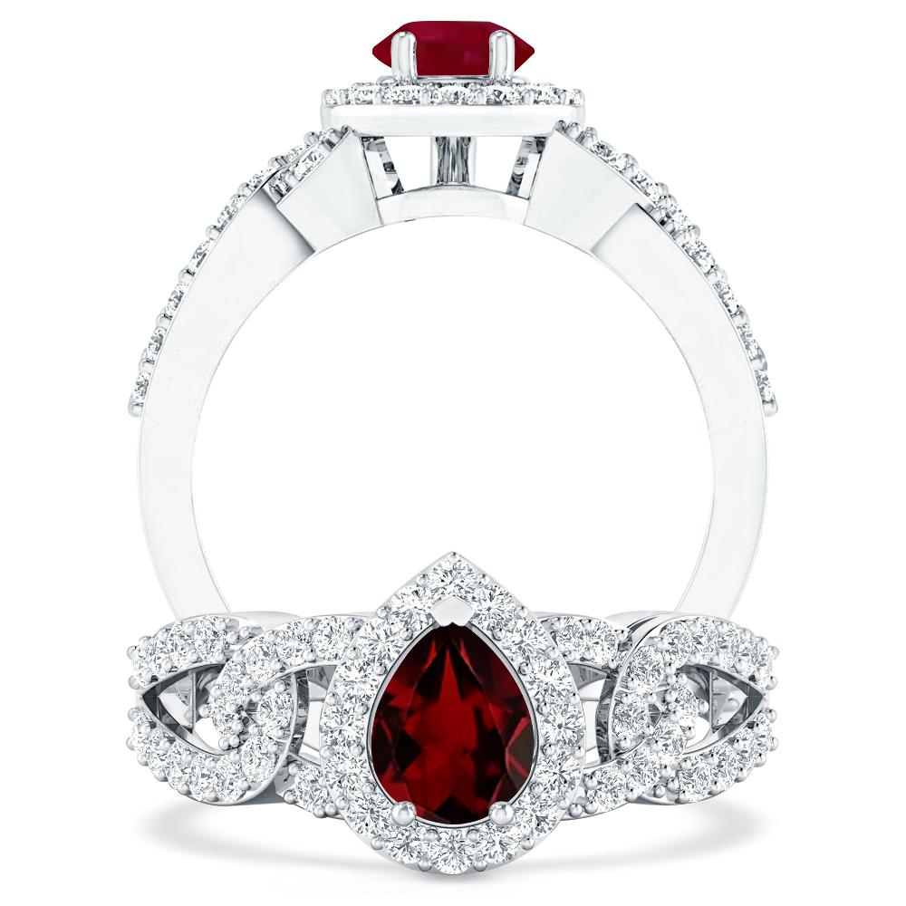White Gold - Garnet