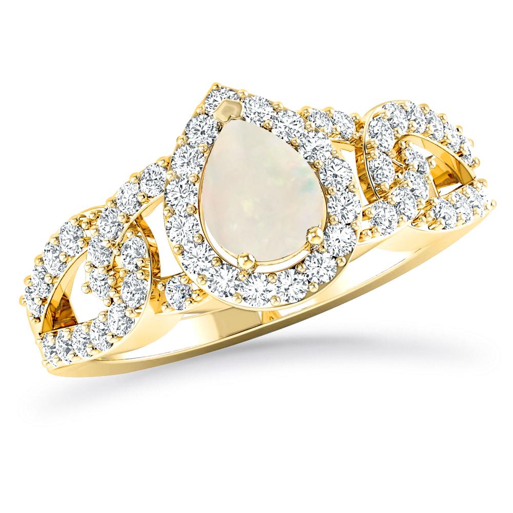 Yellow Gold - Opal