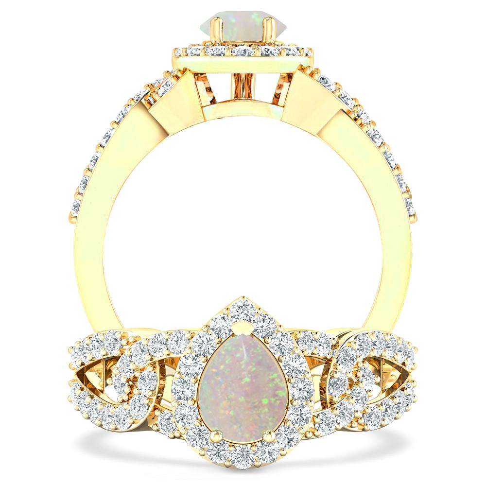 Yellow Gold - Opal