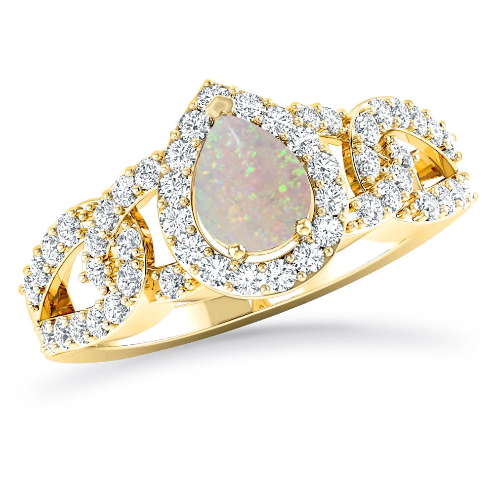 Yellow Gold - Opal