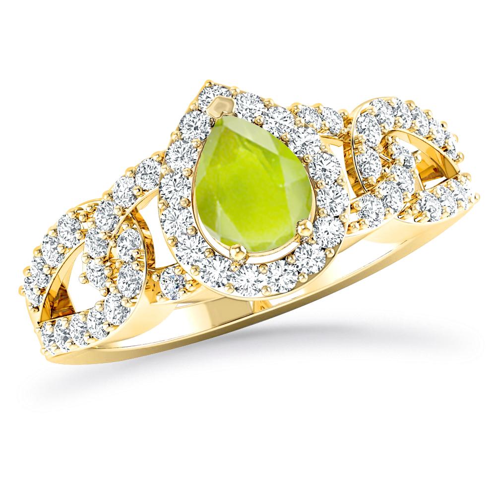 Yellow Gold - Peridot