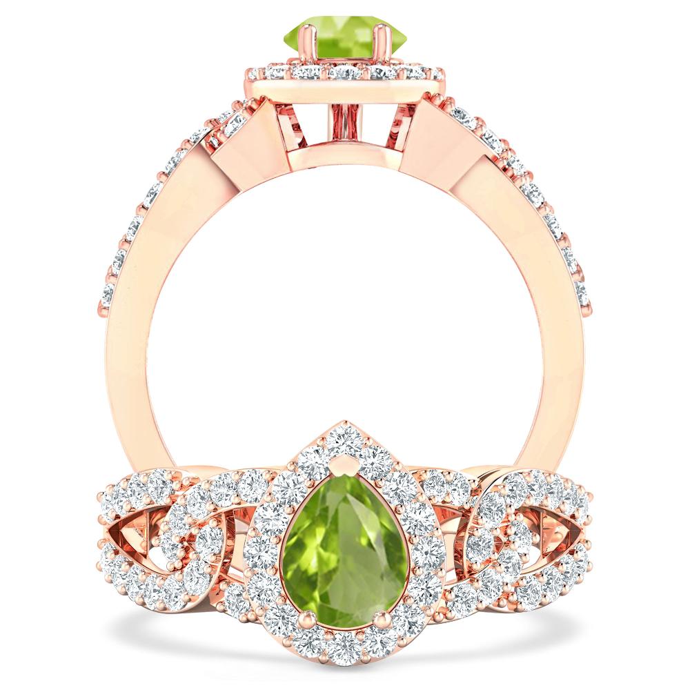 Rose Gold - Peridot